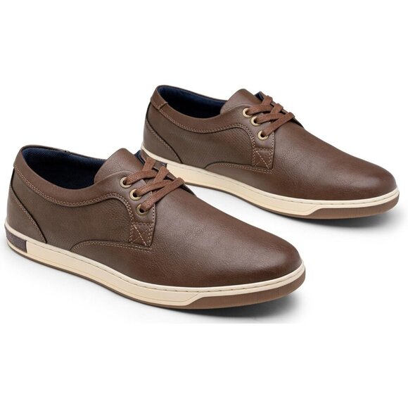 🆕 Jousen Casual Fashion Sneakers Men Brown Classic Stylish Breathable Shoes - Picture 2 of 6